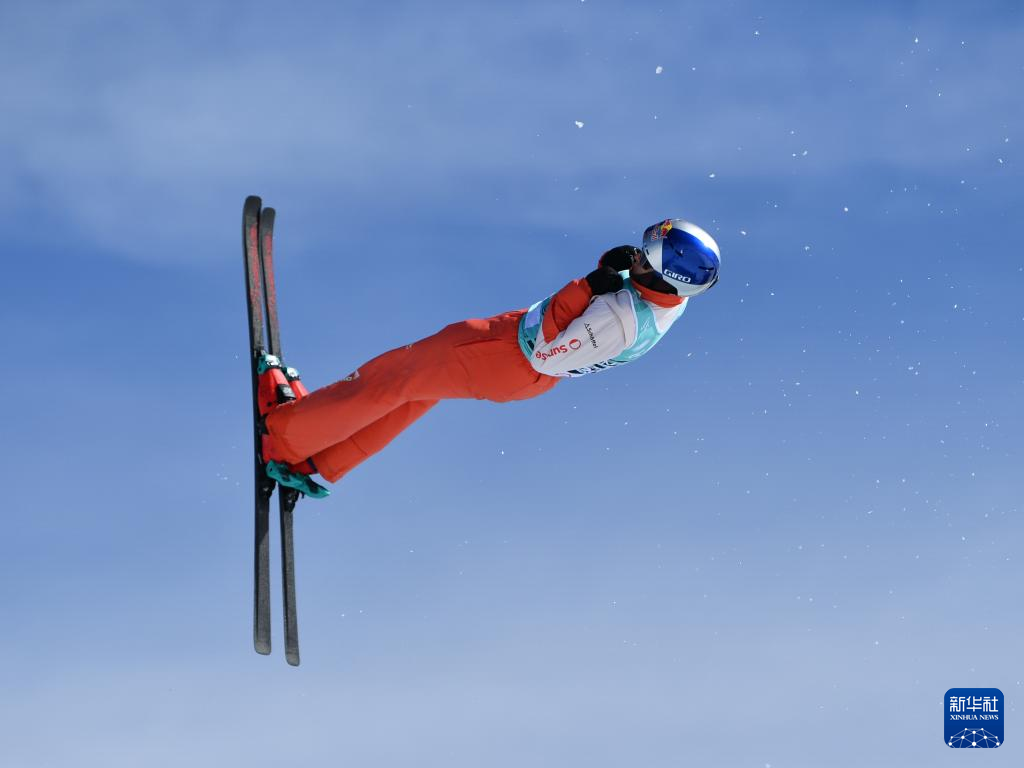 瑞典运动员在自由式滑雪比赛中获胜